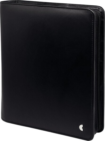 Chronoplan A5 Mobil Business Edition Leder mit Reißverschluss schwarz