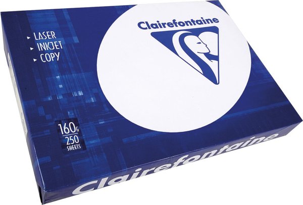 Clairalfa Kopierpapier A3 160g weiss Weiße 170 250 Blatt