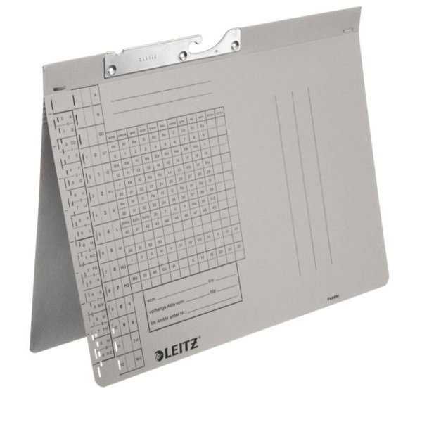 Combi Pendelhefter A4, Amtsheftung br 250g/qm Natronkarton, grau