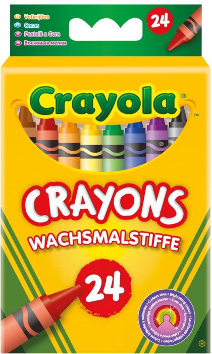 Crayola 24 Wachsmalstifte, Nr: 256240