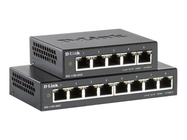 D-LINK 5-Port Gigabit PoE-powered PoE Smart Switch