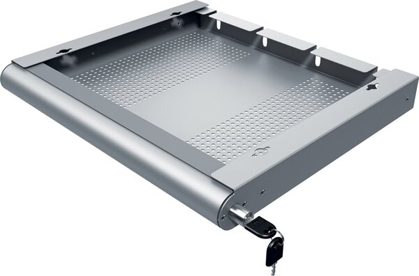 Addit Laptop Sicherheitsschublade silber, Maße: 478 x 420 x 53 mm