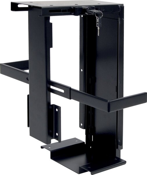Viewgo Computerhalterung schwarz, für Schreibtische, abschließbar