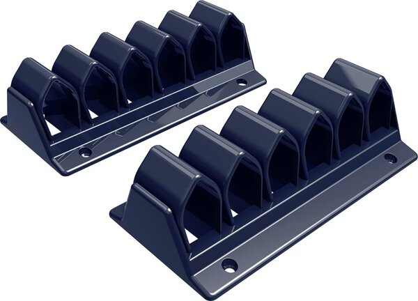 Addit Kabelwelle schwarz, für 10 Kabel á 7 mm Dicke