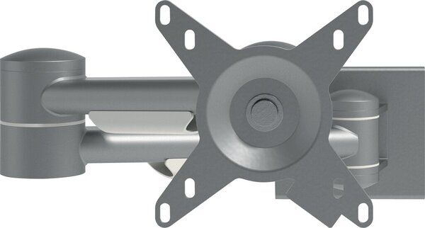 Viewmate Monitorarm-Schienensystem silber, feste Höhe, Tiefeneinstellung