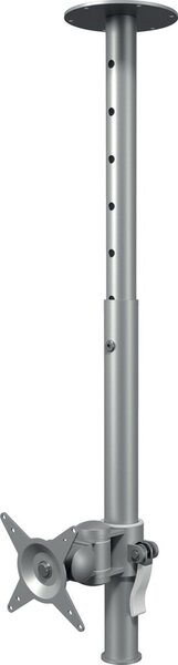 Viewmate Decken-Monitorarm, silber Höheneinstellungsbereich von 600 mm