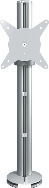 Viewlite Monitorarm für Schreibtische silber, Höhenvefrstellung mit Gewinde-