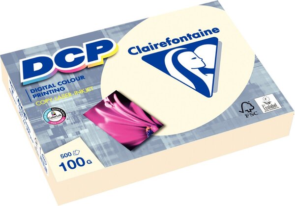 DCP Papier für Farblaser/Inkjetdruck A4, 100g, elfenbein