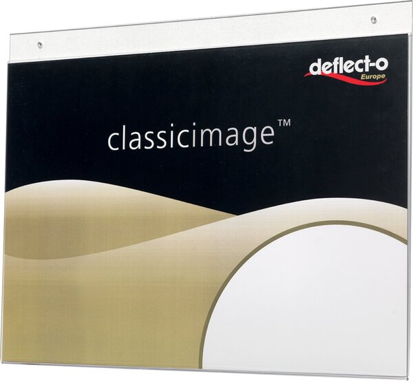 Wandprospekthalter Classic Image A4 quer