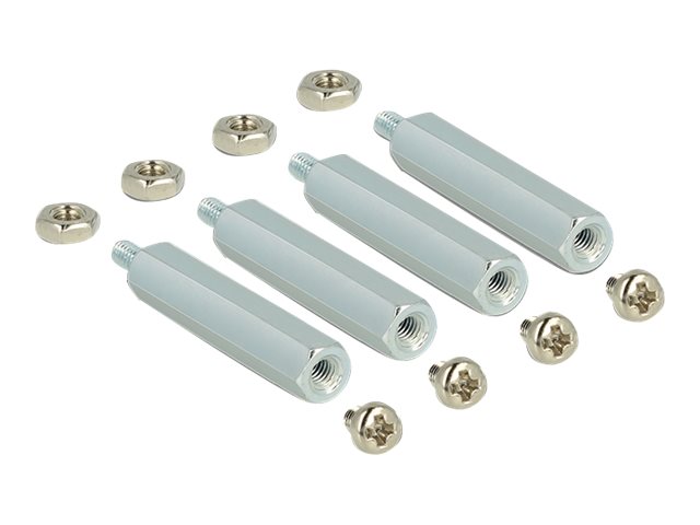 DELOCK Befestigungsset M2,5 Abstandhalter 6-Kan