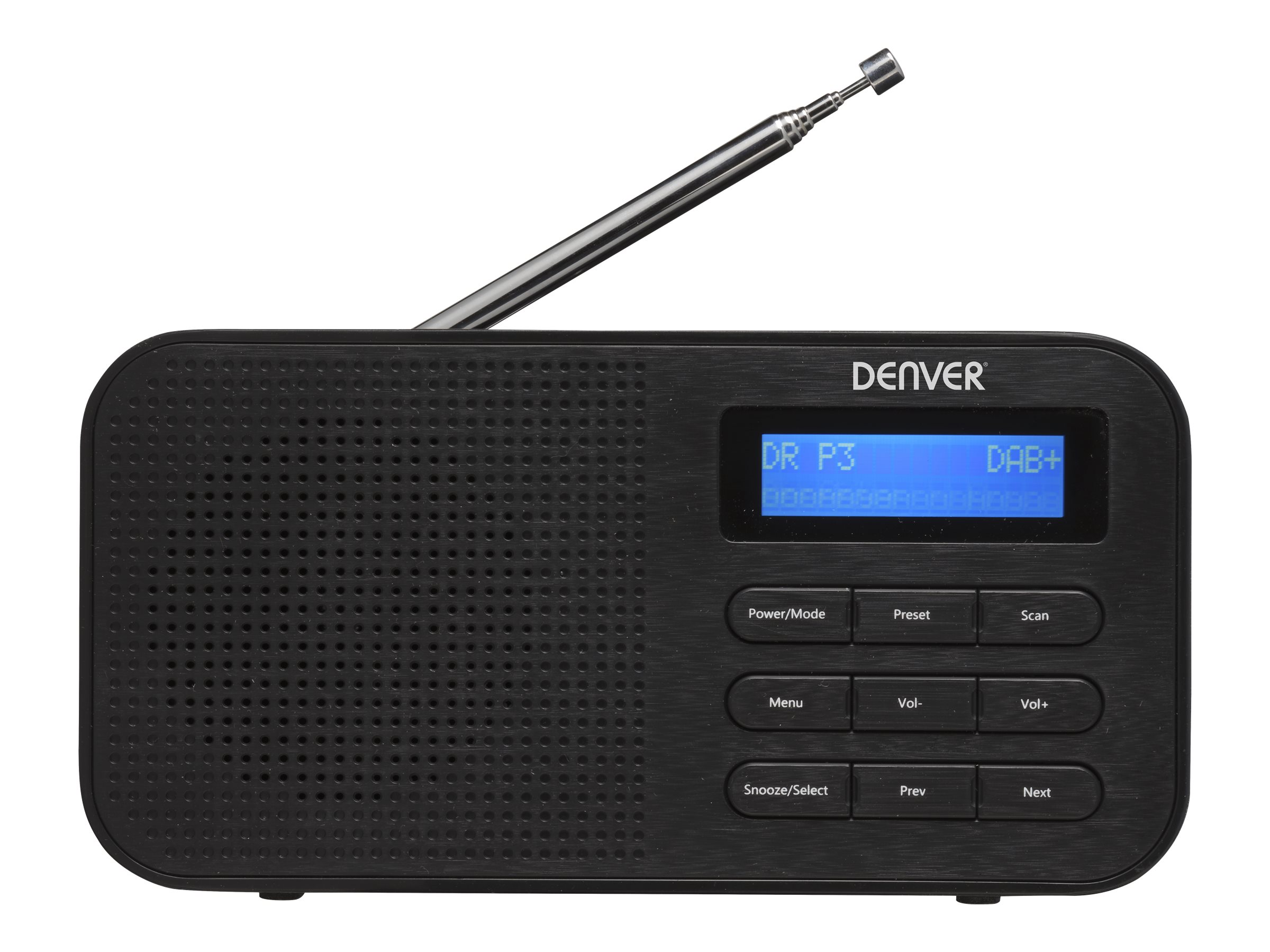 DENVER DAB-42 DAB+ Kofferradio UKW Schwarz