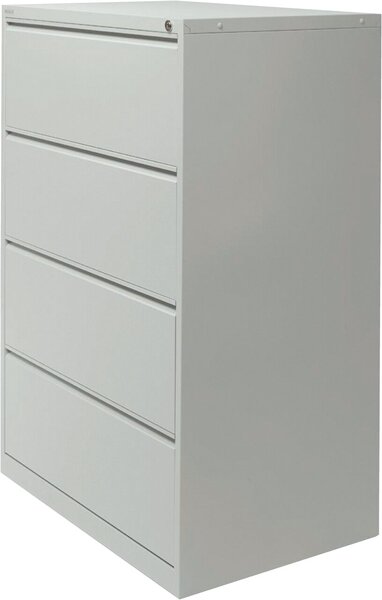Hängeregistraturschrank 1320x840x620, doppelbahnig, DIN A4, lichtgrau,