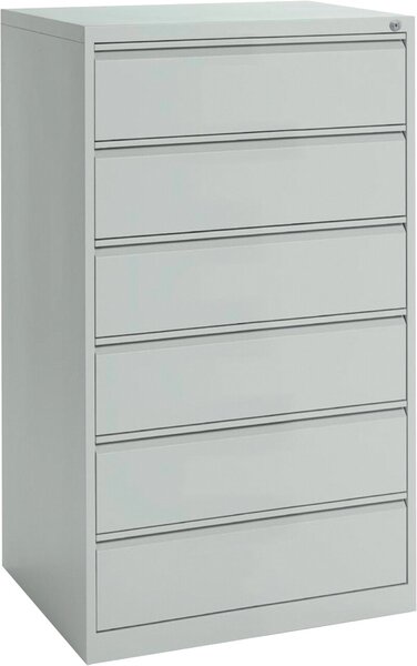 Karteikartenschrank 1320 x 760 x 620, DIN A5, 6 Schübe,