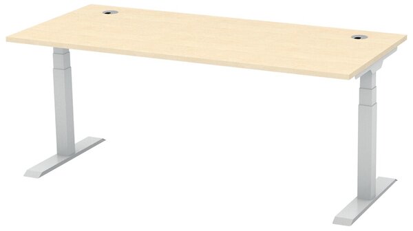 Schreibtisch FLEX MODUL 1800 mm höhenverstellbar, Dekor Ahorn