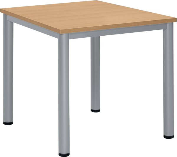 Besprechungstisch BASE-MODUL Q, Platte,nstärke 25 mm, Platte, buche,