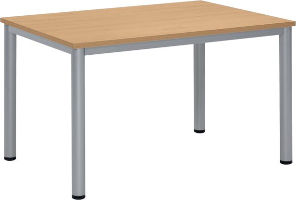 Besprechungstisch BASE-MODUL Q, Platte,nstärke 25 mm, Platte, buche,