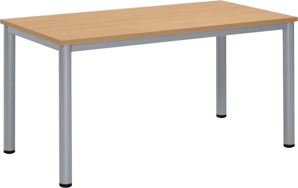 Besprechungstisch BASE-MODUL Q, Platte,nstärke 25 mm, Platte, buche,