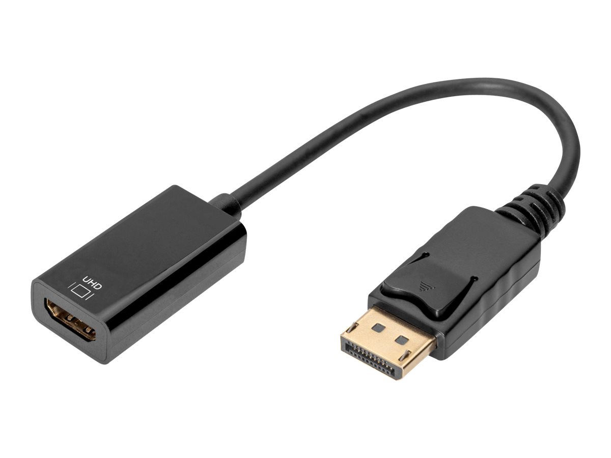 DIGITUS Aktiver DisplayPort Adapter/Konverter, DP auf HDMI
