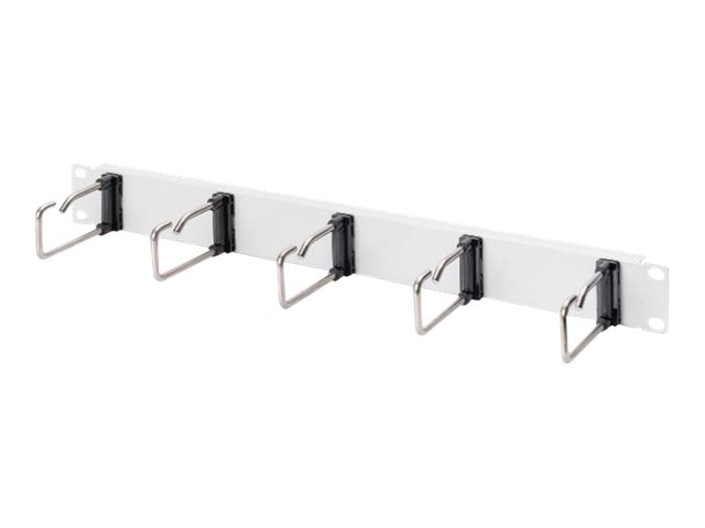 DIGITUS Kabelrangierpanel mit Stahlbügeln 19"-Schränke 1HE