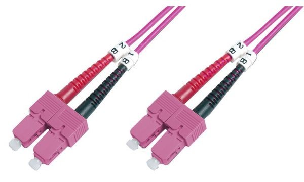 DIGITUS LWL Kabel SC-SC Multi OM4 1m