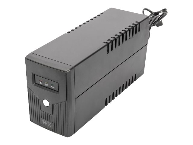 DIGITUS Line Interactive USV 600VA/360W schwarz 2xSchuko 2xRJ11 AVR H279xB101xT