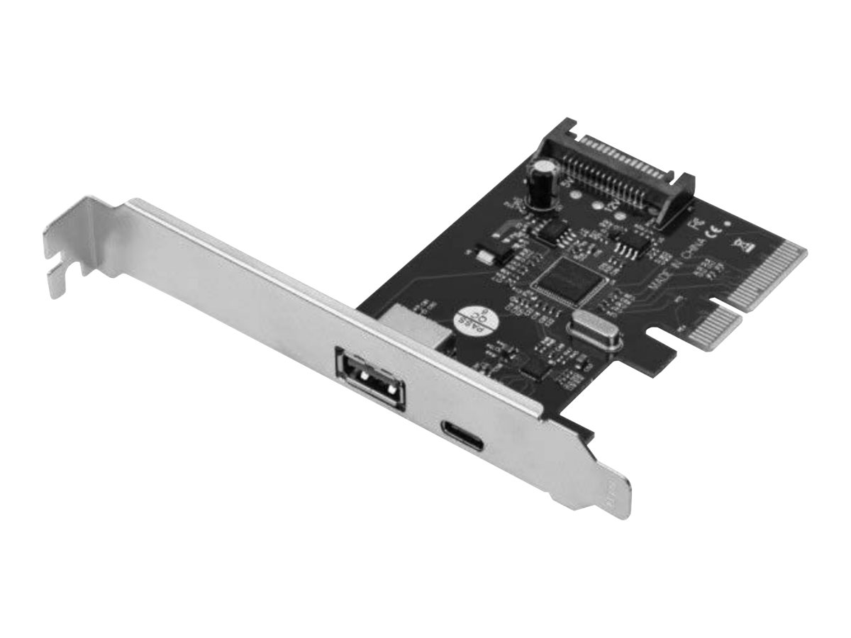 DIGITUS PCIe Karte, USB Type-C + USB A