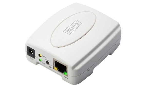 DIGITUS USB Drucker Server 1-Port 1x RJ45 1x USB A USB 2.0 For all common O/S DIGITUS USB Drucker Server 1-Port 1x RJ45 1x USB A USB 2.0 For all common O/S