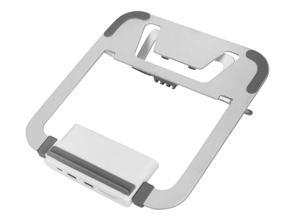 DIGITUS Variabler Notebook-Ständer mit USB-C Dockingstation