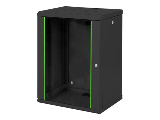 DIGITUS Wandschrank   DIGITUS 16HE 600x450mm, schwarz (Speditionsversand)