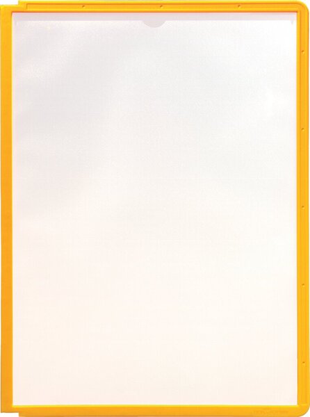 Sichttafel A4 PP gelb mit Profilrahmen