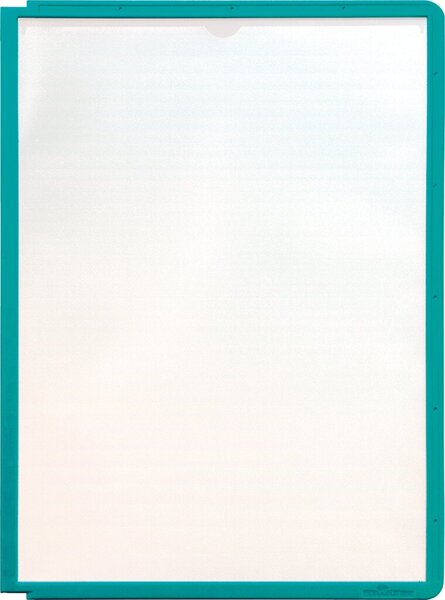Sichttafel A4 PP grün mit Profilrahmen