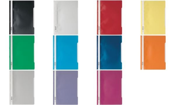 DURABLE Clear View Folder - Economy Gelb Präsentations-Mappe (257304)