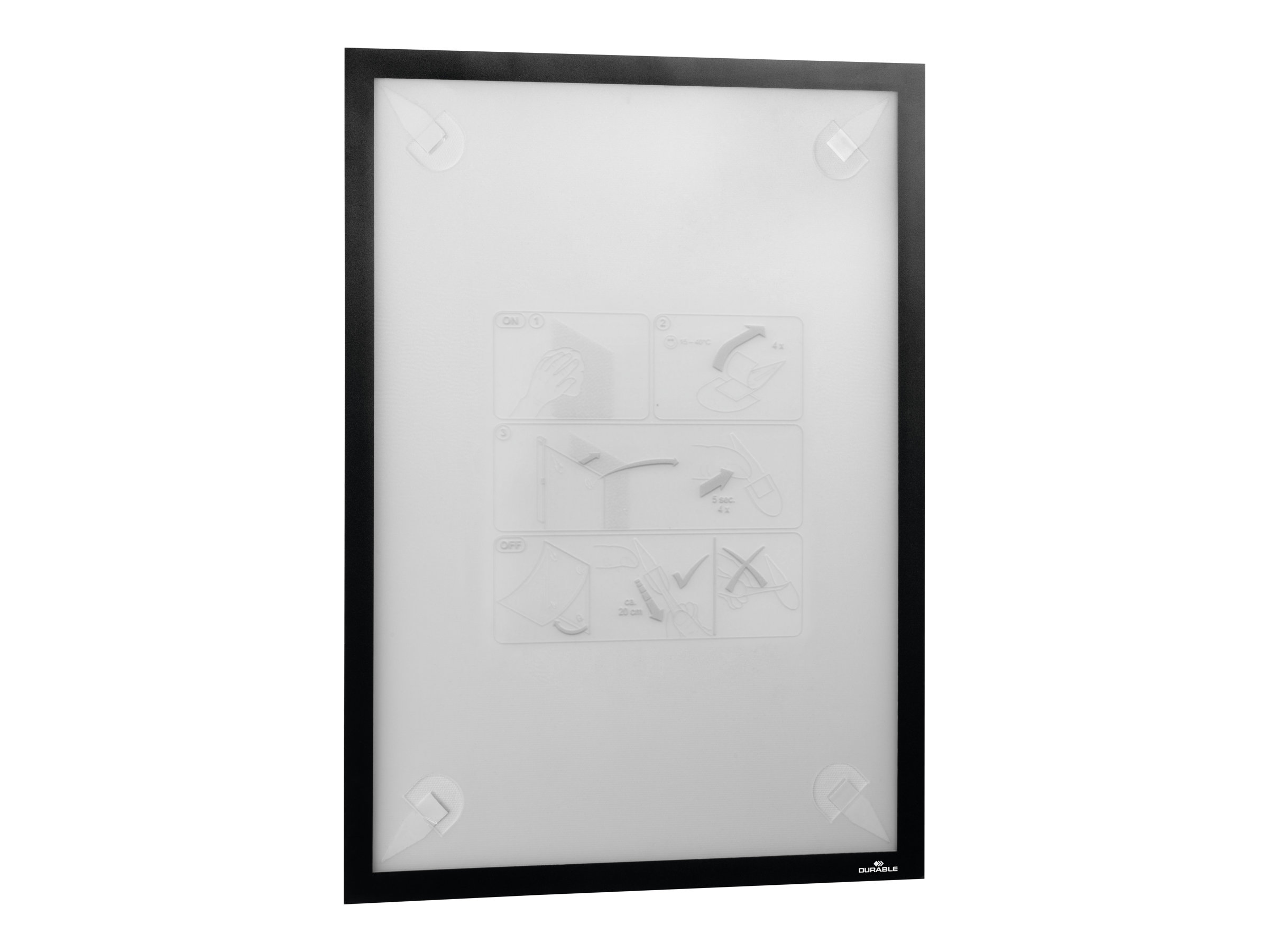 DURABLE DURAFRAME WALLPAPER A3 Inforahmen schwarz