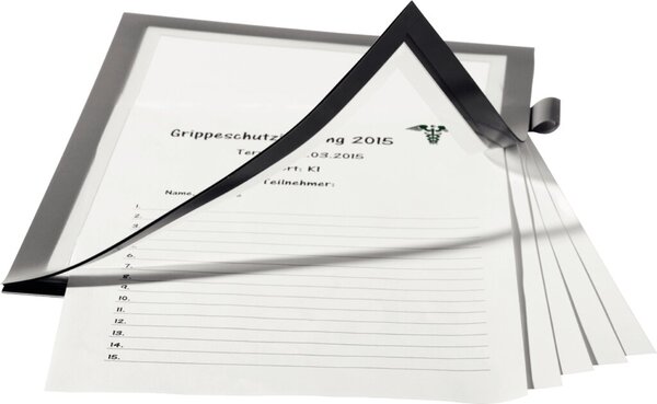 DURABLE Duraframe R Note A4 Informationsrahmen Note Silber 499323 DURABLE Duraframe R Note A4 Informationsrahmen Note Silber 499323