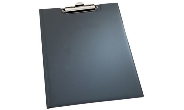 DURABLE Klemmbrett-Mappe, DIN A5, s chwarz, aus Weichfolie (9235901)
