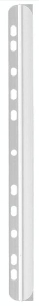 DURABLE Klemmschiene, DIN A4, Füllhöhe: 6 mm, transparent aus Kunststoff, mit A