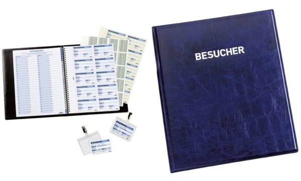 DURABLE Nachfüllsatz VISITORS BOOK refill - für den Markt: D - L - A - CH (1464