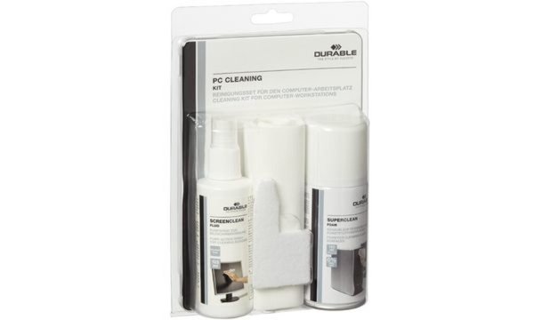 DURABLE Oberflächen-und Bildschirm- Reinigungs-Set (9583400)