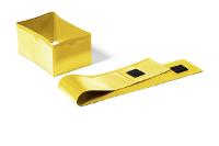 DURABLE Palettenfußbanderole 145 x 65 mm, gelb 4-seitige Beschriftung möglich, 