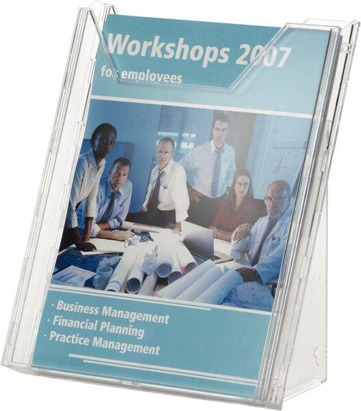 DURABLE Prospekthalter COMBIBOXX A4, transparent Fassungsvermögen: 24 mm (8578-