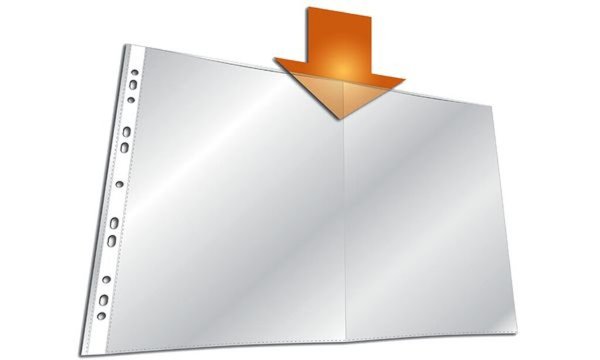 DURABLE Prospekthülle, DIN A3 quer, PP, transparent, 0,06 mm (9267119)