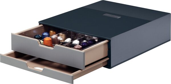 DURABLE Schubladenbox "COFFEE POINT S", mit 2 Schubladen lebensmittelecht, spül