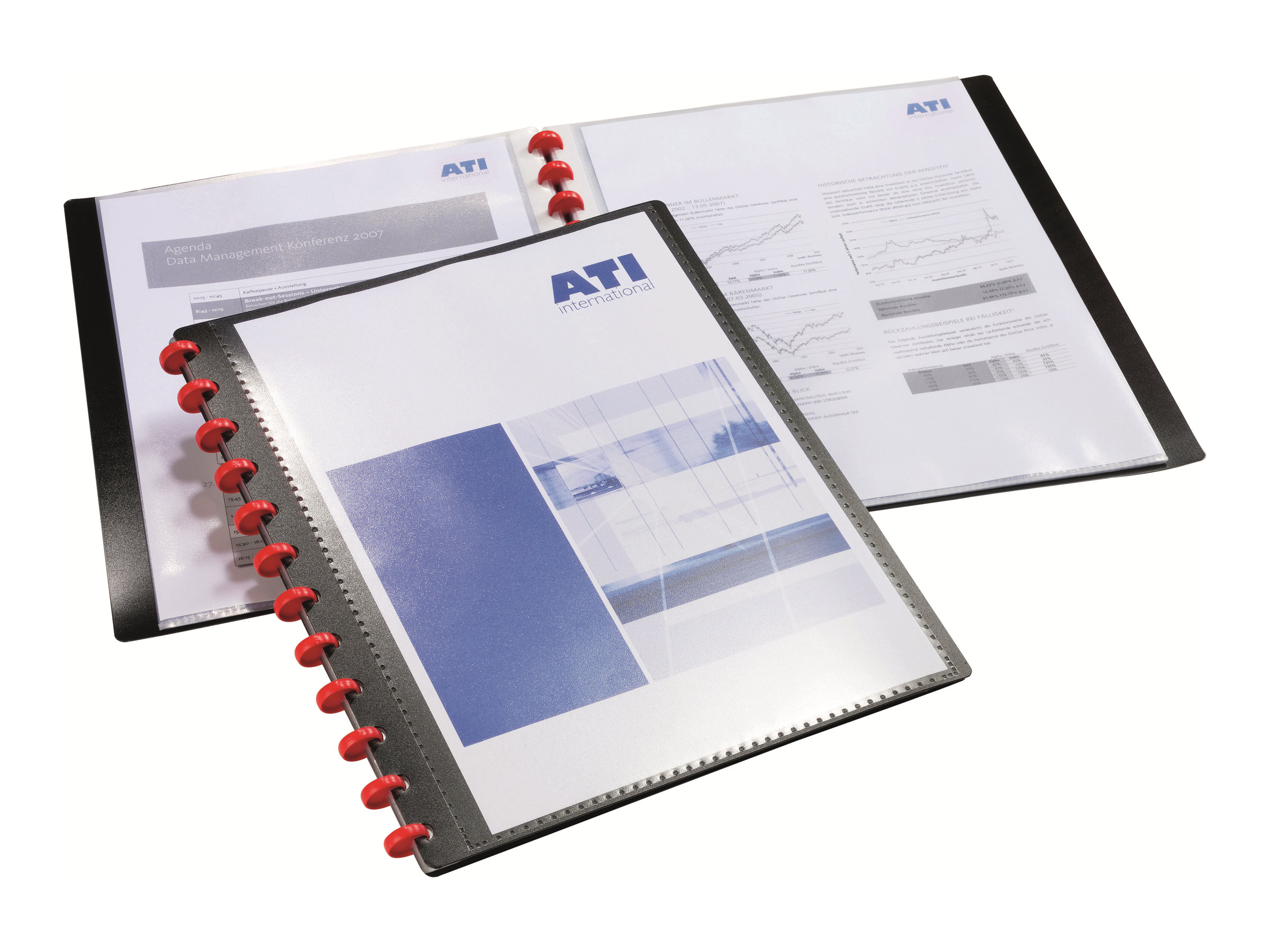 DURABLE Sichtbuch DURALOOK Easy Plus, A4, mit 20 Sichthüllen schwarz, transpare