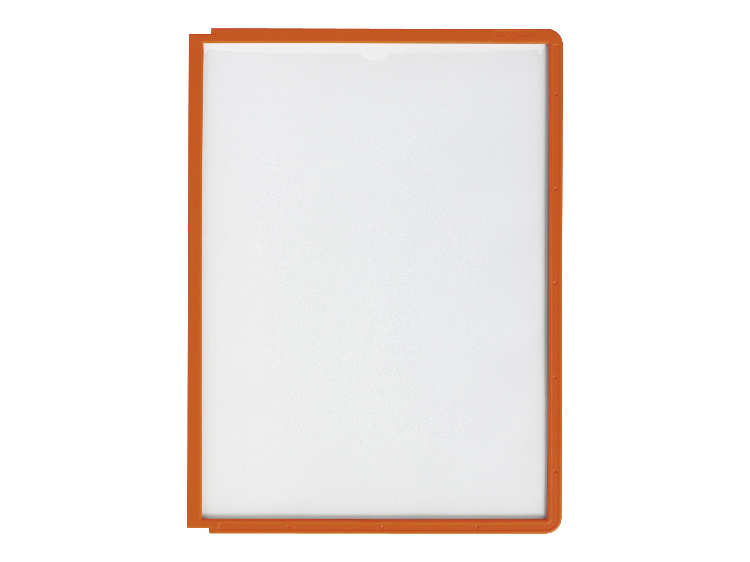 DURABLE Sichttafel SHERPA, DIN A4, Rahmen: orange stabiler, voll umlaufender Ra