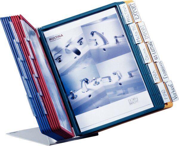 DURABLE Sichttafelständer VARIO® TABLE 20, für: 20 Sichtt., A4, gefüllt 1 Stück