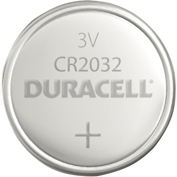 DURACELL Batterie Lithium, Knopfzelle, CR2032, 3V