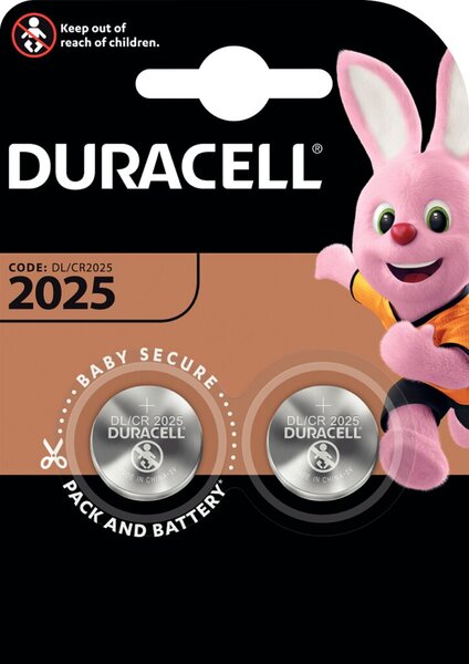 DURACELL CR2025 - Lithium - Button/coin - CR2025 (203907)