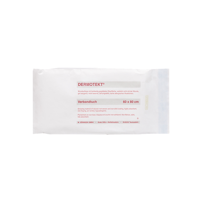 Dermotekt® Verbandtuch V | 60 x 80 cm Wundauflage aus Polyestervlies Dermotekt® Verbandtuch V | 60 x 80 cm Wundauflage aus Polyestervlies