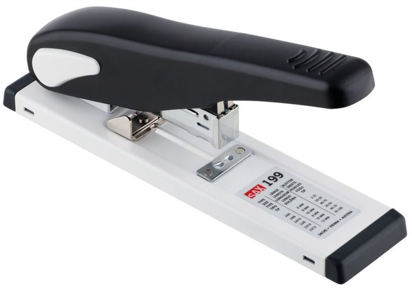 Design Langhefter, 100 Blatt (10 mm), schwarz, Hefttiefe: 55 mm