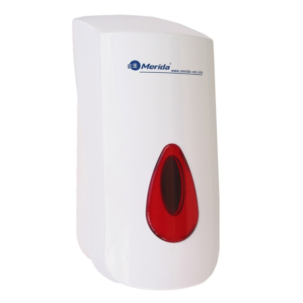 Desinfektions-Spender "Merida Top" 900 ml | weiß/rot ++ z.Z. mit 1,5 ml Desinfektions-Spender "Merida Top" 900 ml | weiß/rot ++ z.Z. mit 1,5 ml